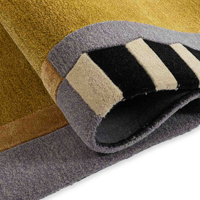 Chaubara Hand Tufted Woollen And Viscose Rug