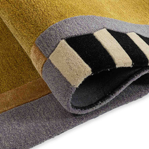 Chaubara Hand Tufted Woollen And Viscose Rug