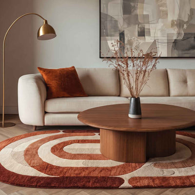Gola Hand Tufted Woollen And Viscose Rug