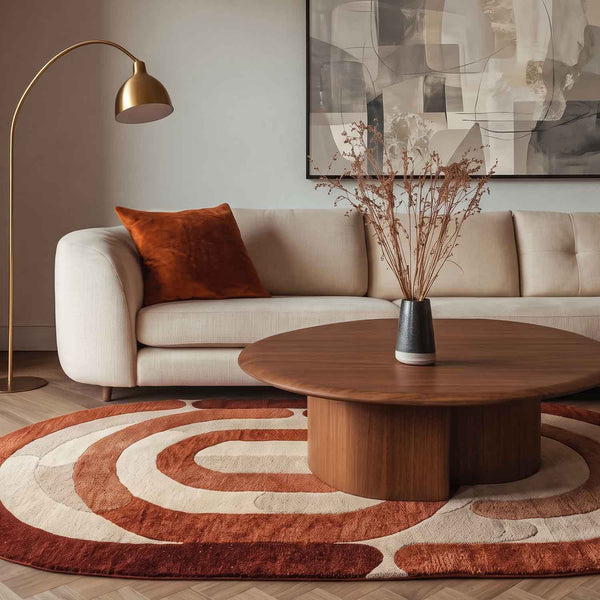 Gola Hand Tufted Woollen And Viscose Rug