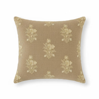 Chaturra Cotton Embroidered Cushion Cover