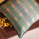 Fiortan Tassar Silk Digital Printed Cushion Cover By Mariella Ienna