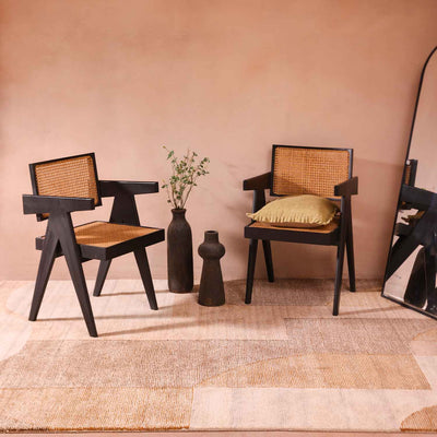 Bronze Hand Tufted Woollen And Viscose Rug