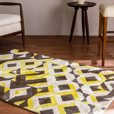 Argyle Hand Tufted Woollen and Viscose Rug
