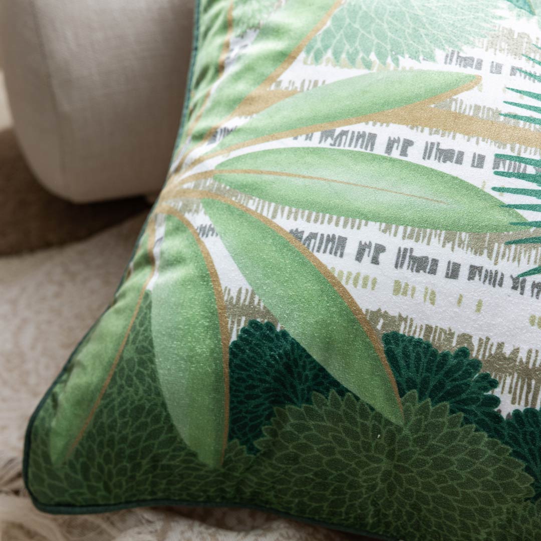 Wildflower Digital Printed Cotton Cushion Cover