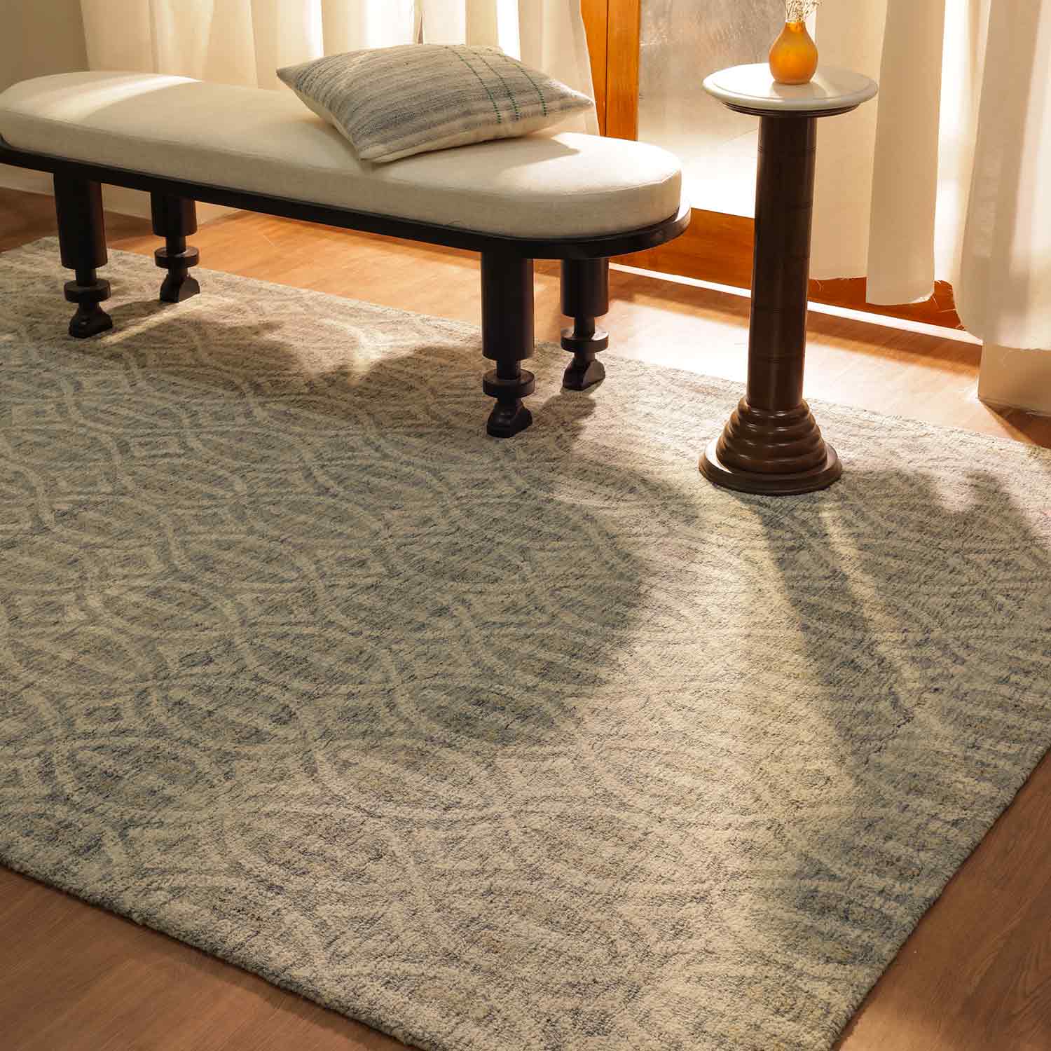 Palm Rug Hand Tufted Woollen  Rug