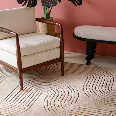 Dendera Hand Tufted Woollen And Viscose Rug
