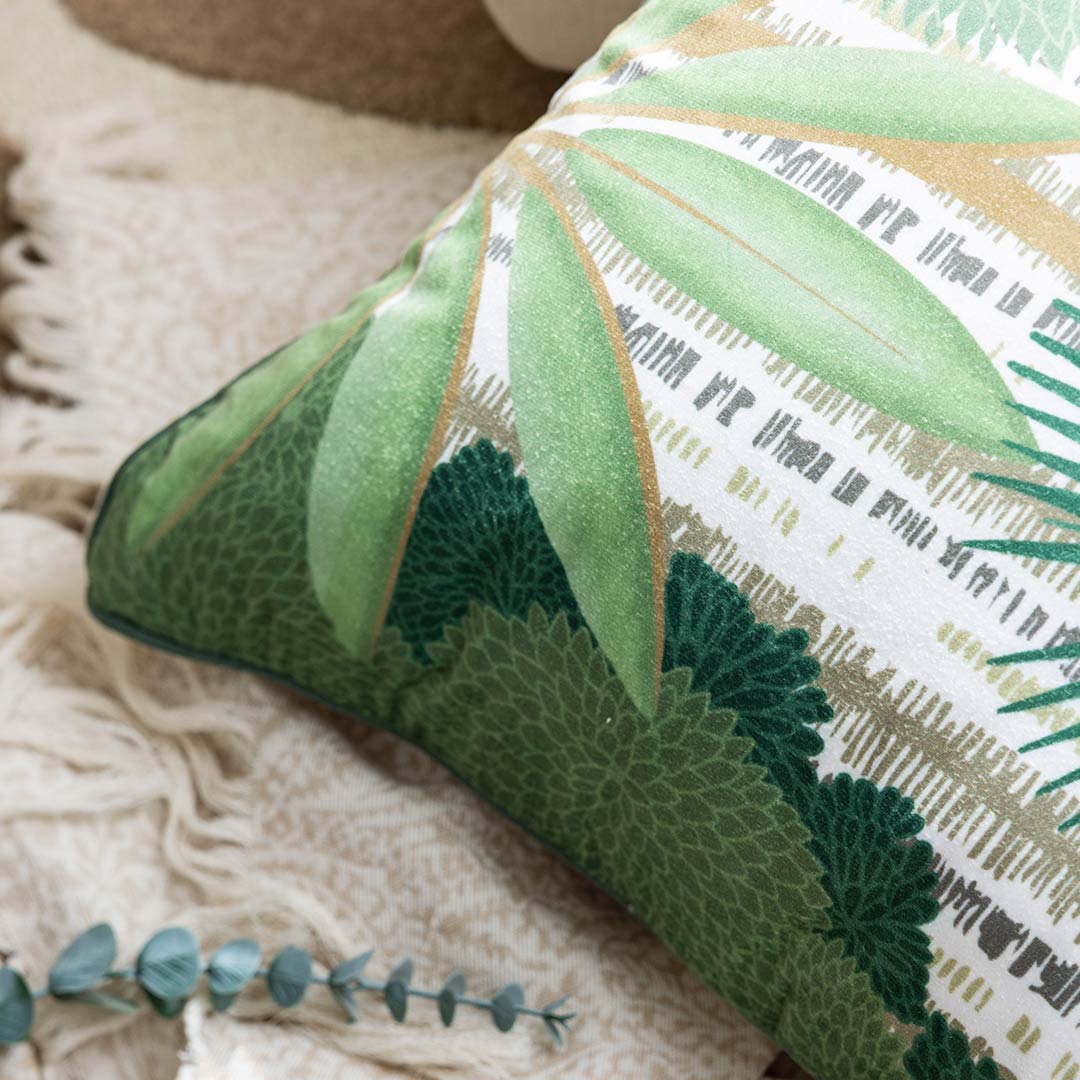 Wildflower Digital Printed Cotton Cushion Cover