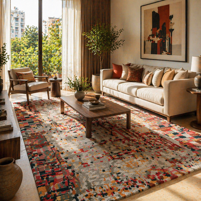 Axiom Hand Tufted Wool And Viscose Rug