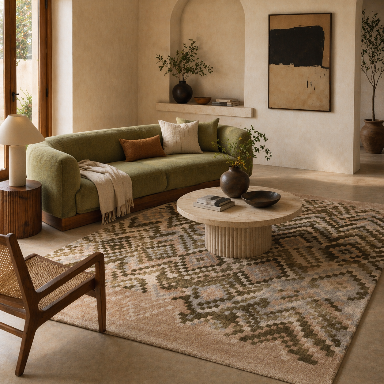 Ikara Hand Tufted Wool Rug