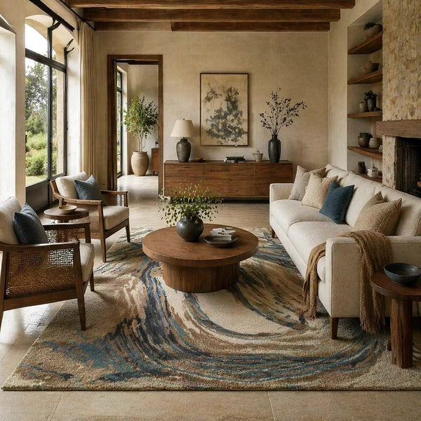 Contour Hand Tufted Wool Rug
