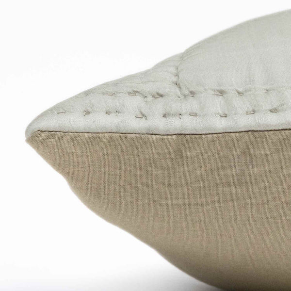 Quadra Vegan Silk Handquilted Cushion Cover