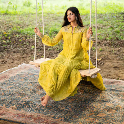 Malhar Hand Knotted Woollen And Silk Rug