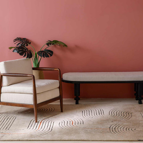 Dendera Hand Tufted Woollen And Viscose Rug