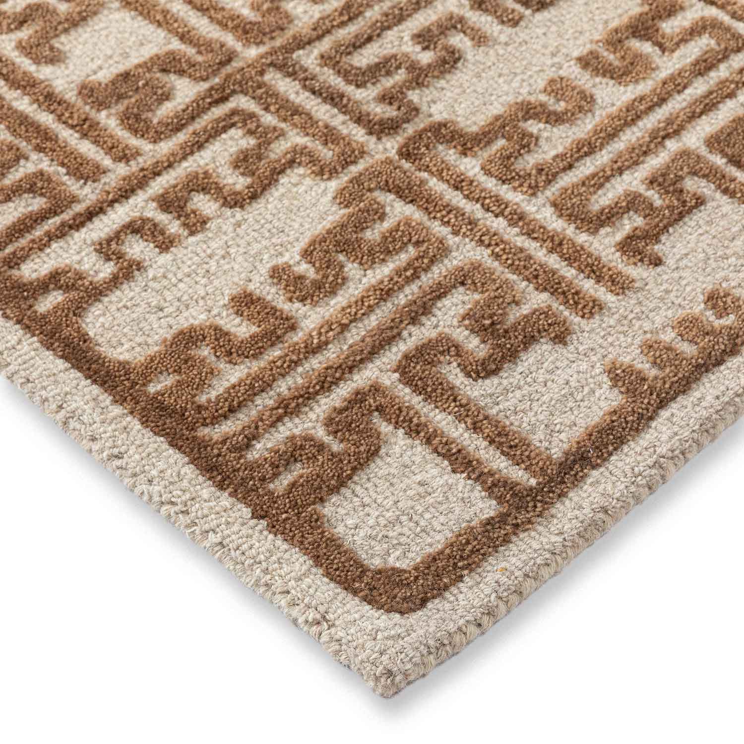 Latticed Hand Tufted Wool Rug Hand Tufted Woollen Rug