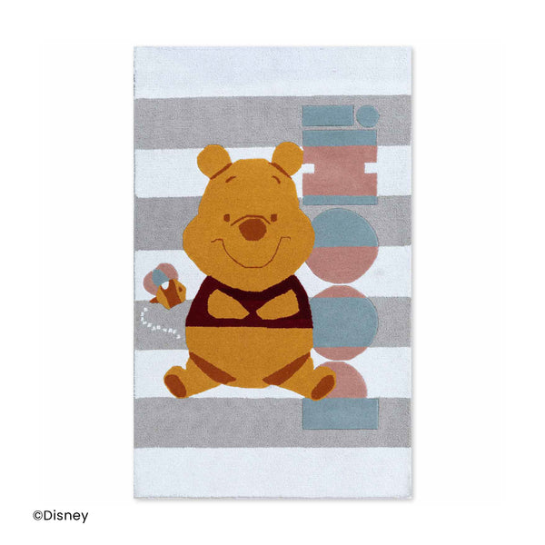 Pooh Gray Hand Tufted Recycled Polyester And Woollen Rug