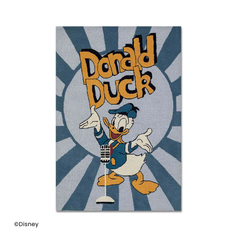 Donald Duck Hand Tufted Woollen And Cotton Rug