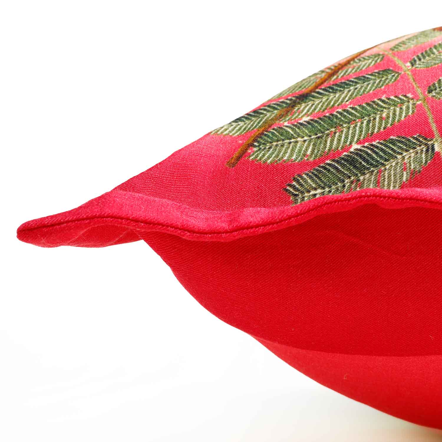 Botanic Digital Printed Woollen And Silk Cushion By Mariella Ienna