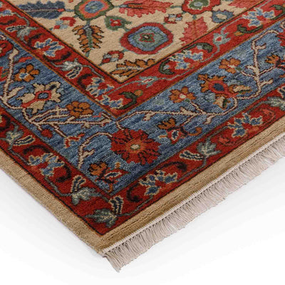Garden Lattice Hand Knotted Wool Rug
