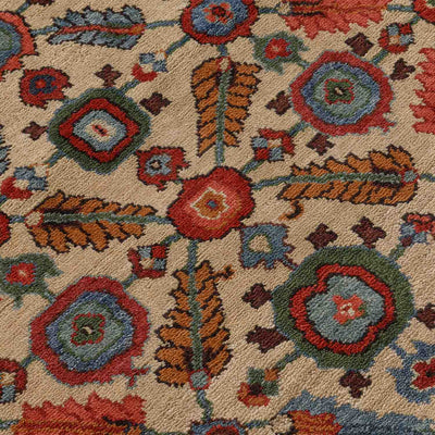 Garden Lattice Hand Knotted Wool Rug