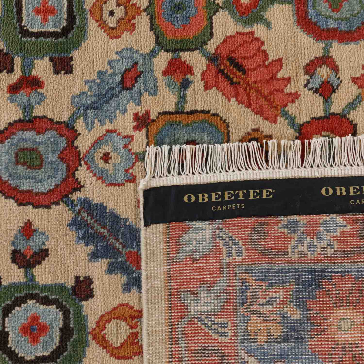 Garden Lattice Hand Knotted Wool Rug