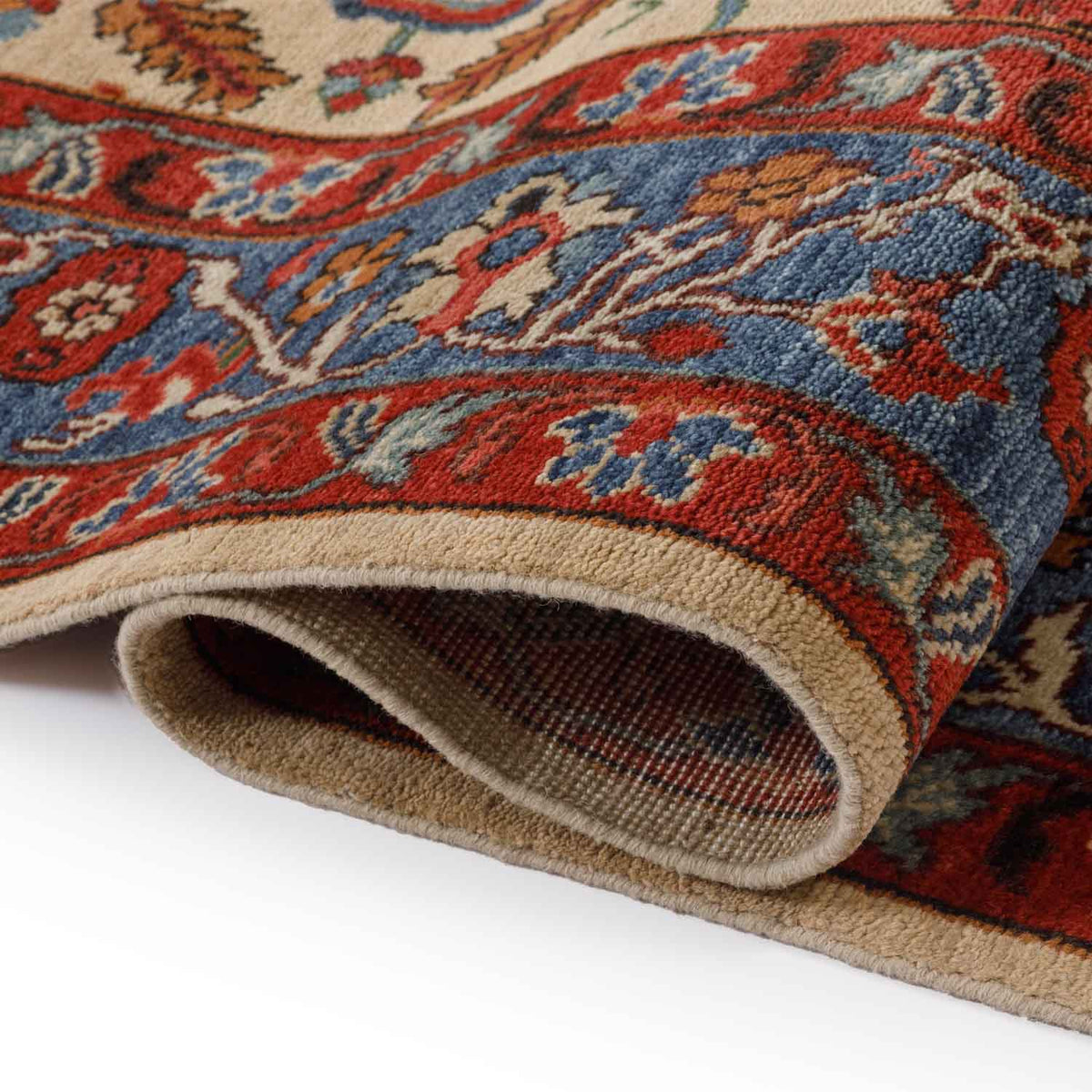 Garden Lattice Hand Knotted Wool Rug