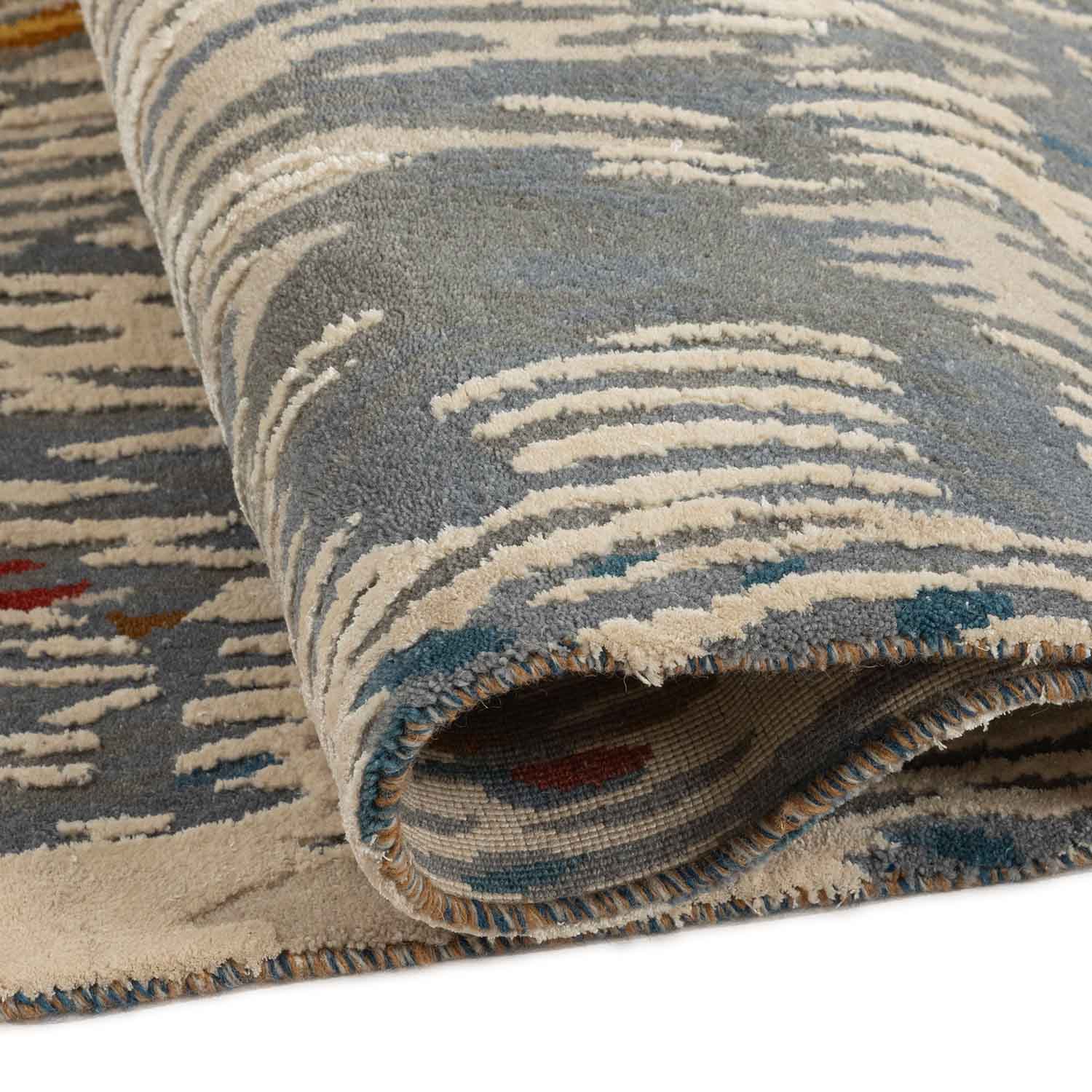 Alara Hand Knotted Woollen And Silk Rug By Angeli Sowani