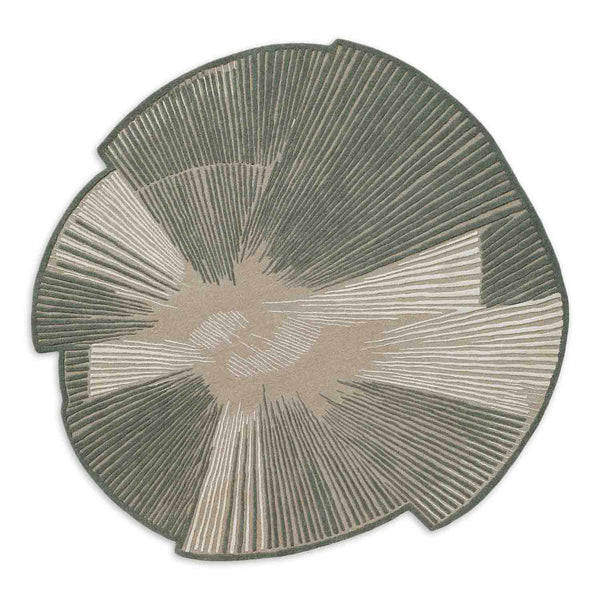 Radiant Carve  Hand Tufted Wool And Viscose Rug