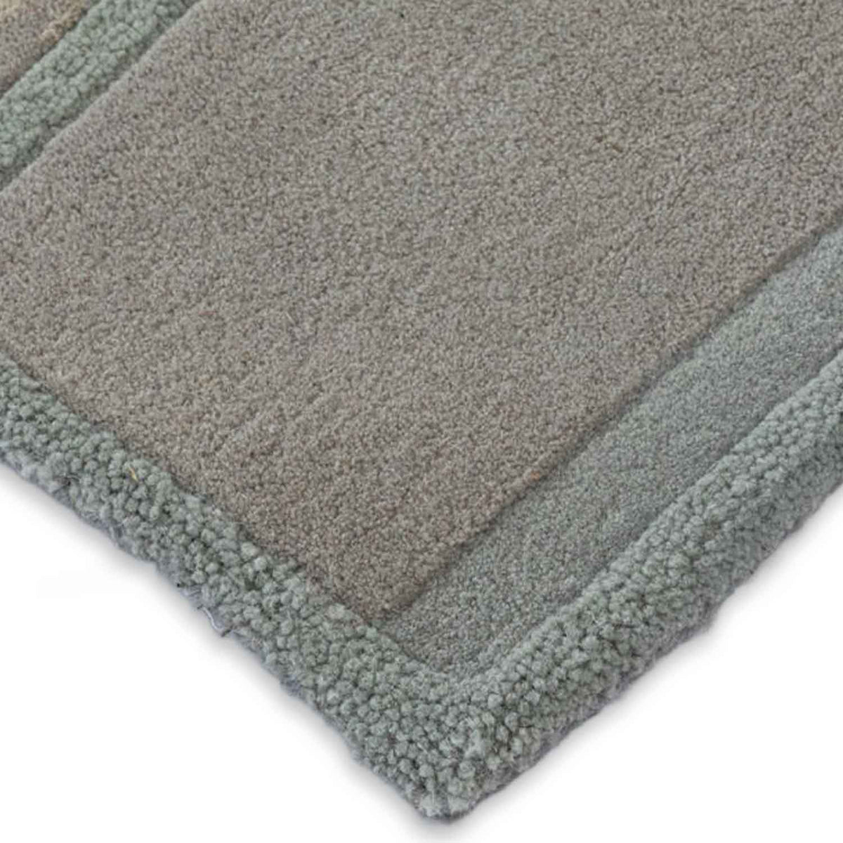 Fragmented Panel Hand Tufted Wool And Viscose Rug