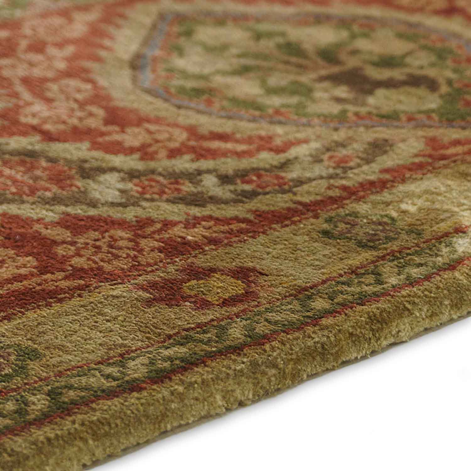 ZafranHand Knotted Silk Rug