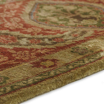 ZafranHand Knotted Silk Rug