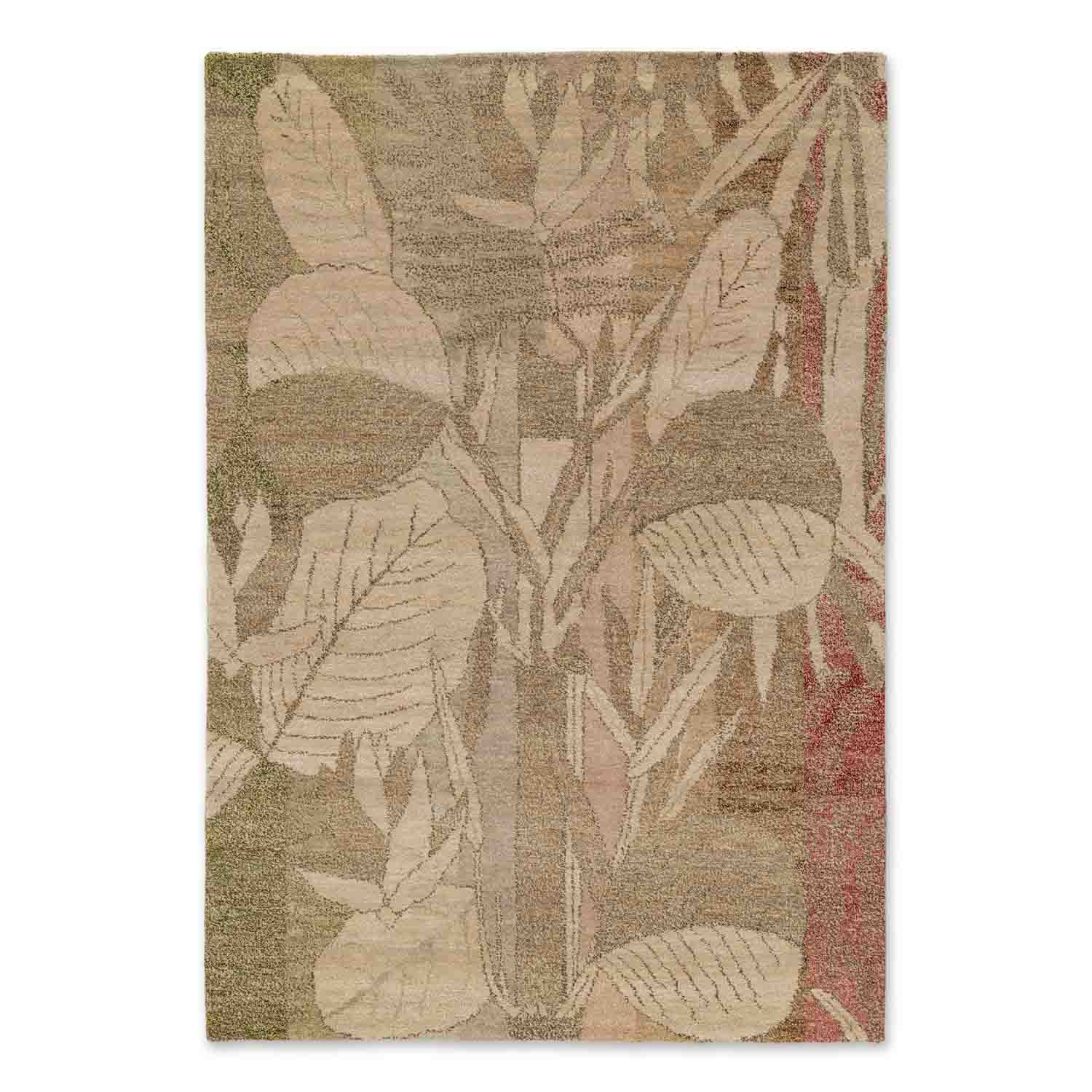 Oliva Hand Knotted Woollen And Silk Rug By Mariella Ienna