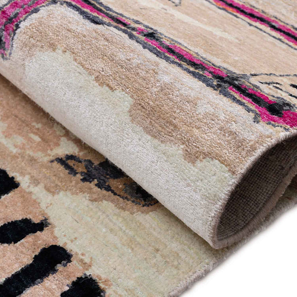 Le Tigre 5 Hand Knotted Silk Rug By Luke Irwin