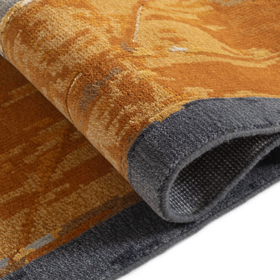 Winchester Warm Hand Knotted Woollen And Viscose Rug By Angeli Sowani