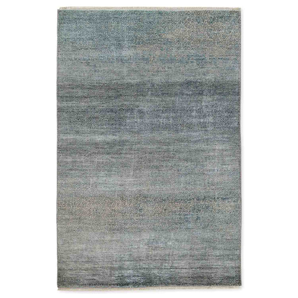 Mizui Hand Knotted  Woollen And Viscose Rug