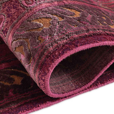 Ydyan-V Hand Knotted Woollen And Silk Rug By Anju Modi