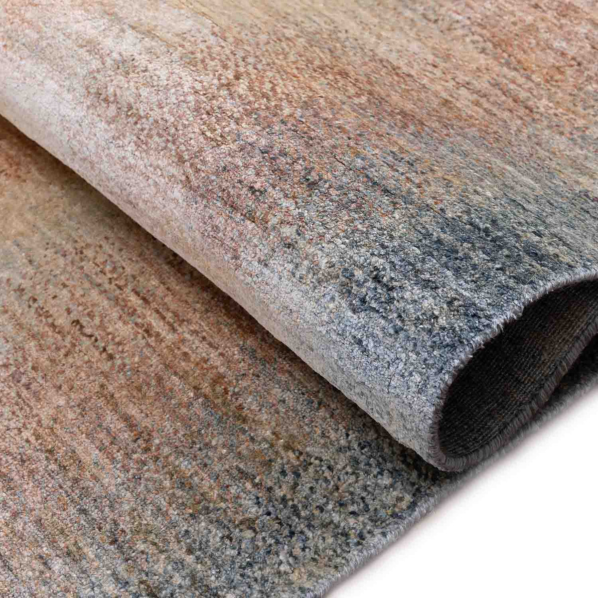 Sunrise Hand Knotted Silk Rug By Luke Irwin