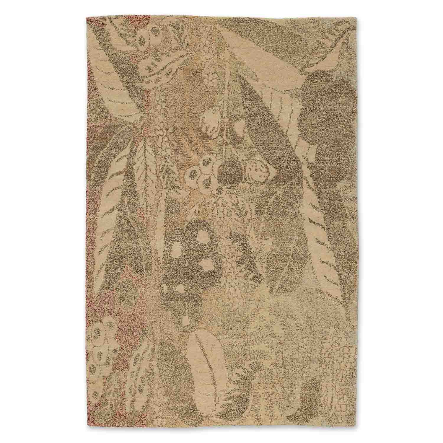 Etna Hand Knotted Woollen And Silk Rug By Mariella Ienna