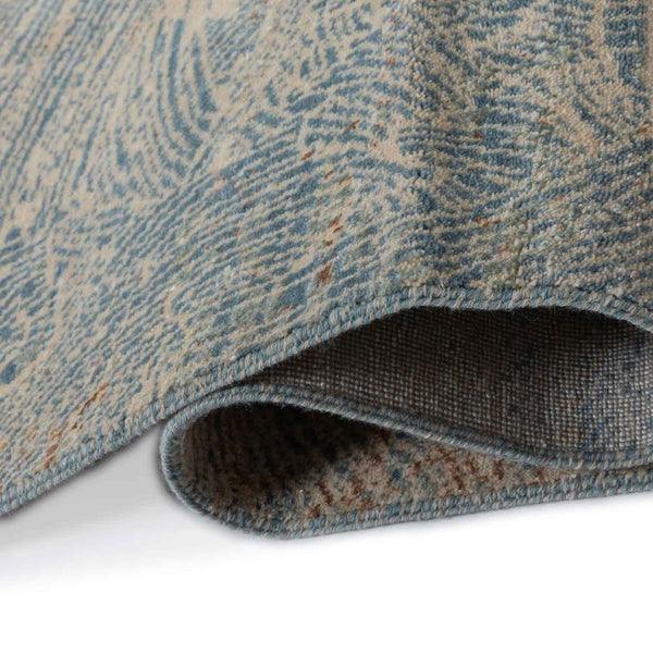 Sora Hand Knotted  Woollen And Viscose Rug