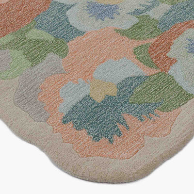 Gubbara Hand Tufted Woollen And Viscose Rug