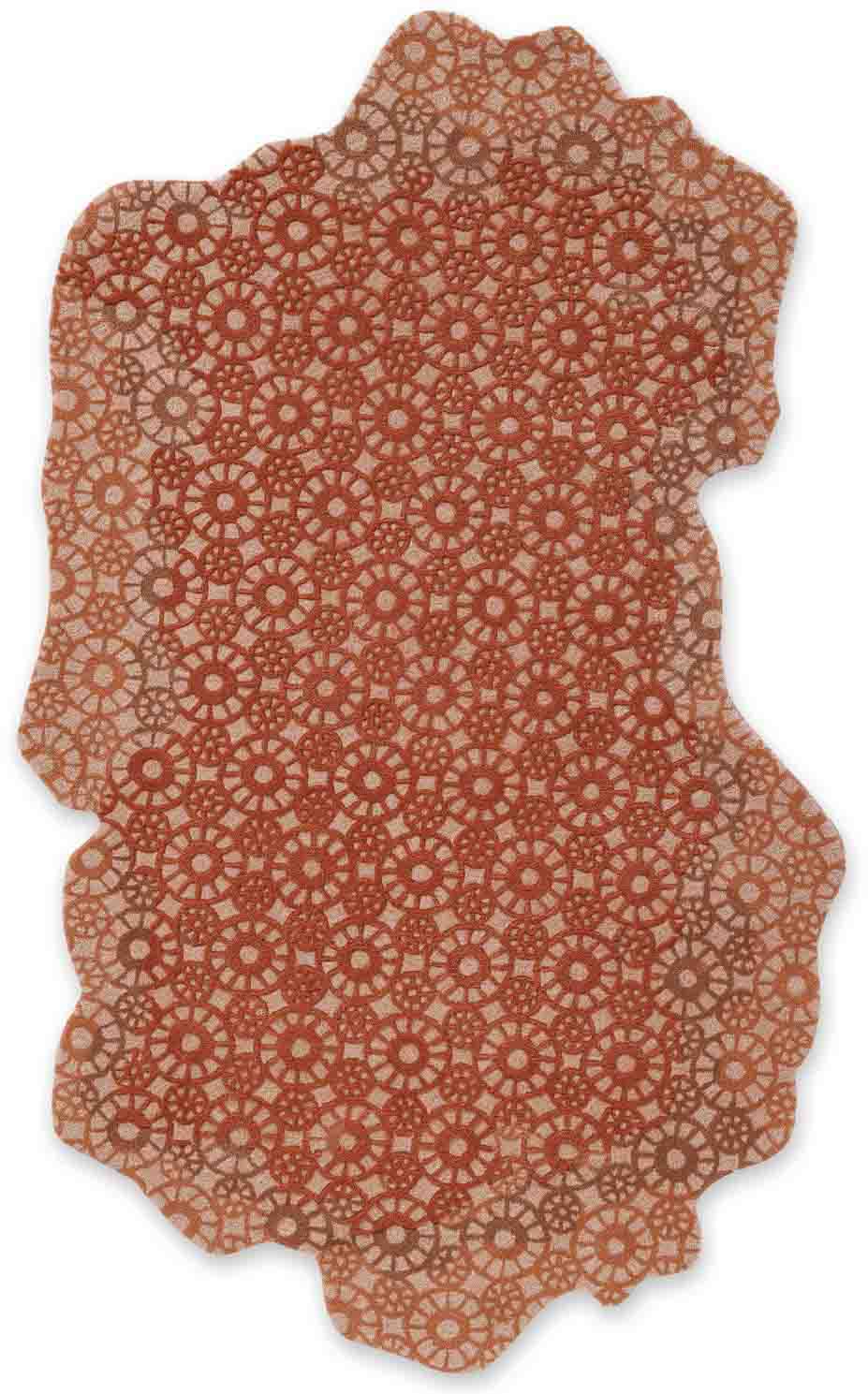 Terrene  Hand Tufted Wool And Viscose Rug