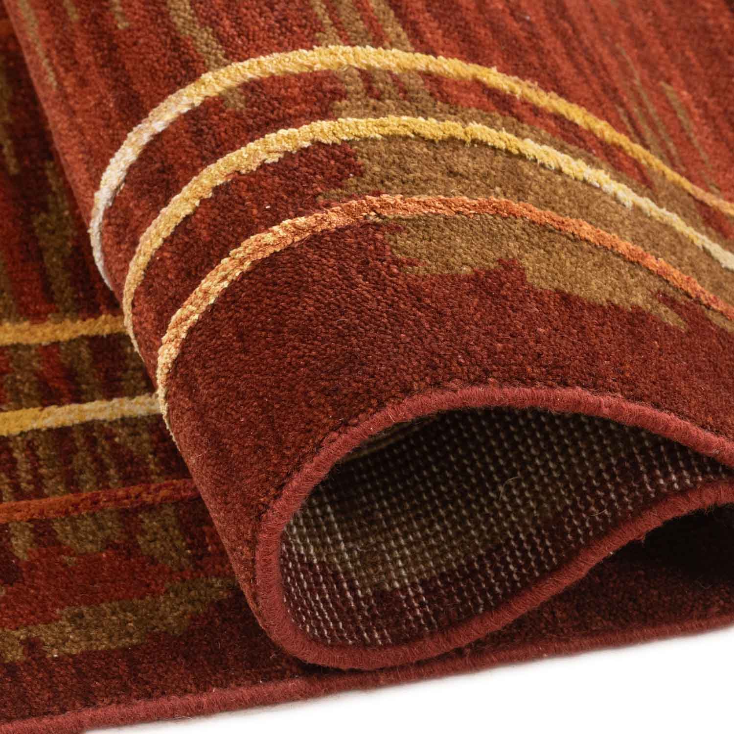 Maya Hand Knotted Woollen And Silk Rug By Angeli Sowani
