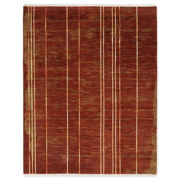 Inner Weaves Hand Knotted Woollen And Silk Rug By Angeli Sowani