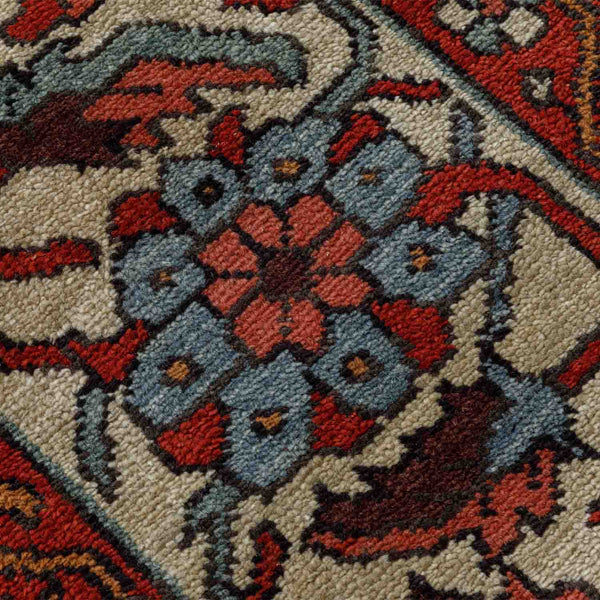 Garden Medallion Hand Knotted Wool Rug