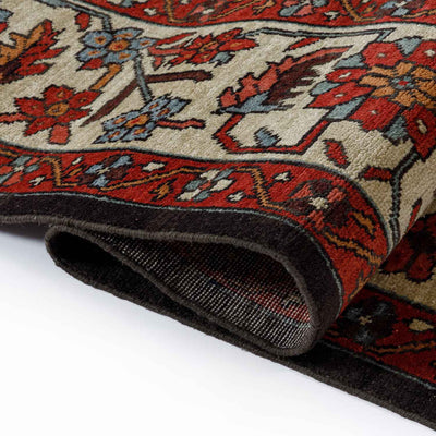 Garden Medallion Hand Knotted Wool Rug