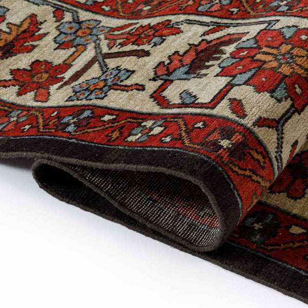 Garden Medallion Hand Knotted Wool Rug