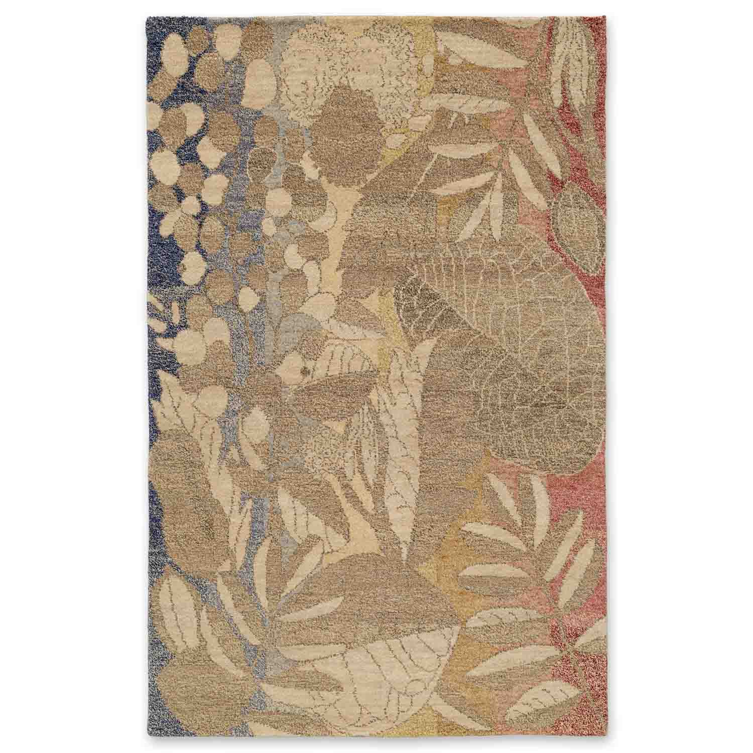 Florana Hand Knotted Woollen And Silk Rug By Mariella Ienna