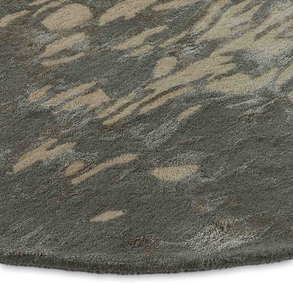 Textured Monolith Hand Tufted Wool And Viscose Rug