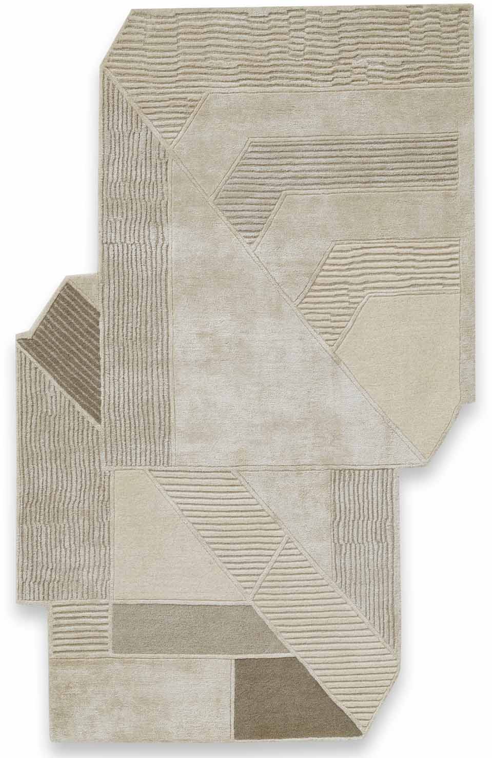 Confluence  Hand Tufted Wool And Viscose Rug