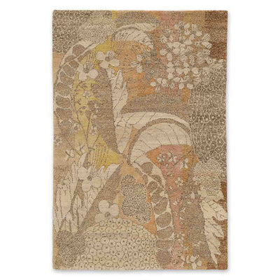 Solera Hand Knotted Woollen And Silk Rug By Mariella Ienna